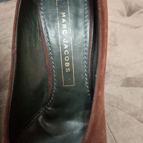Marc Jacobs brown suede platform pumps/heels size 40 - Picture 5 of 8